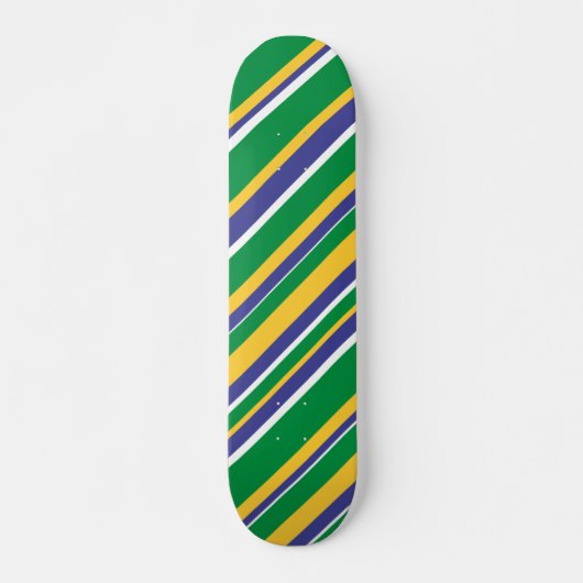 Vlag van het Braziliaanse geïnspireerde patroon va Skateboard (Voorkant)