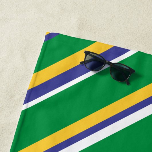 Vlag van het Braziliaanse geïnspireerde patroon va Strandlaken (In situ)
