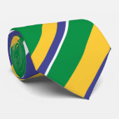 Vlag van het Braziliaanse geïnspireerde patroon va Stropdas (Opgerold)