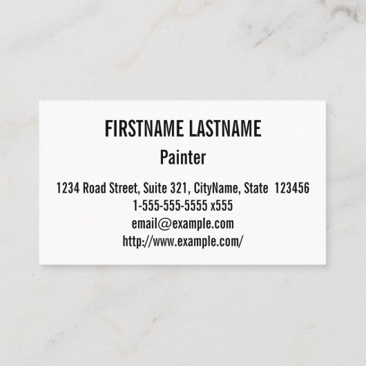 Vlag van het Braziliaanse geïnspireerde patroon va Visitekaartje (Achterkant)