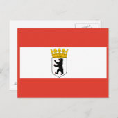 Vlag van het Briefkaart Berlijn (Voorkant / Achterkant)