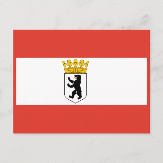 Vlag van het Briefkaart Berlijn (Voorkant)