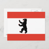 Vlag van het Briefkaart Berlijn (Voorkant / Achterkant)