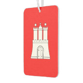 Vlag van het Briefkaart Hamburg Luchtverfrisser (Links)