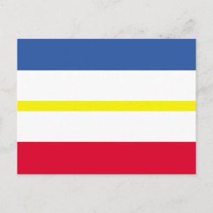 Vlag van het Briefkaart Mecklenburg-Western Pommer