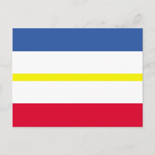Vlag van het Briefkaart Mecklenburg-Western Pommer (Voorkant)