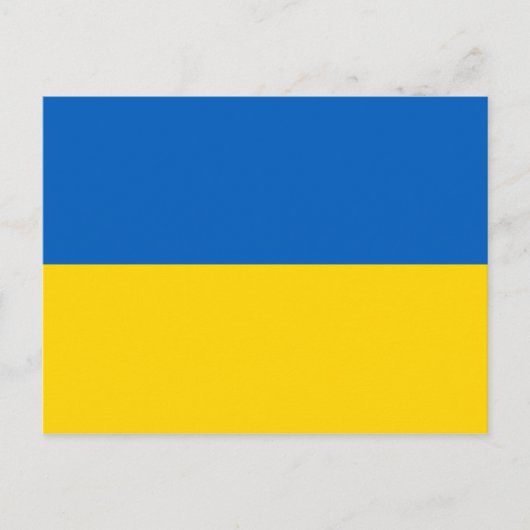 Vlag van het Briefkaart Oekraïne (Voorkant)