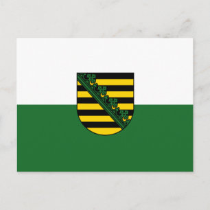 Vlag van het Briefkaart Saksen