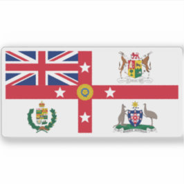 Vlag van het Britse Rijk (Dangarsleigh-oorlog) Sticker