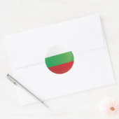 vlag van het Bulgarije-ringpictogram Ronde Sticker (Envelop)