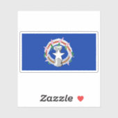 Vlag van het Chamorro volk, Micronesië, Oceanië Sticker (Vel)