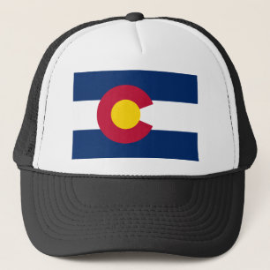 vlag van het colorado-pet trucker pet