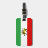 vlag van het Constitutioneel Monarchie van Iran (1 Bagagelabel (Voorkant verticaal)