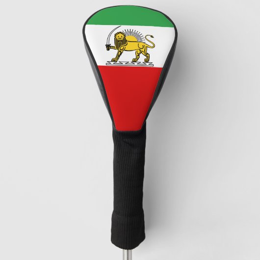 vlag van het Constitutioneel Monarchie van Iran (1 Golfheadcover (Voorkant)