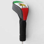 vlag van het Constitutioneel Monarchie van Iran (1 Golfheadcover (Schuin)