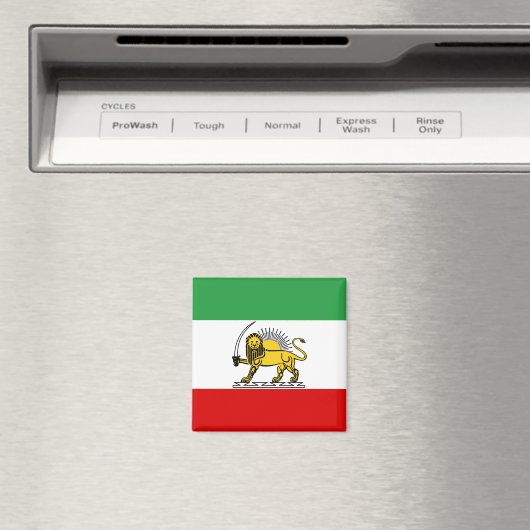 vlag van het Constitutioneel Monarchie van Iran (1 Magneet (Insitu (Vaatwasser))