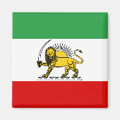 vlag van het Constitutioneel Monarchie van Iran (1 Magneet (Voorkant)