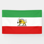 vlag van het Constitutioneel Monarchie van Iran (1 Spandoek (Horizontaal)