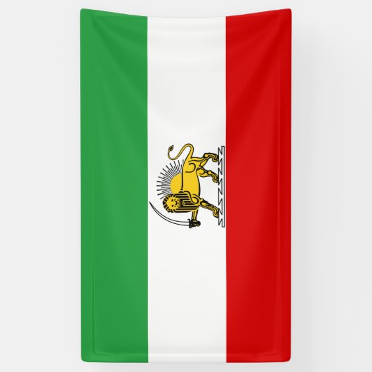 vlag van het Constitutioneel Monarchie van Iran (1 Spandoek (Verticaal)