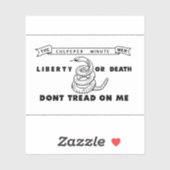 Vlag van het Culpeper-Minutemen Sticker (Vel)