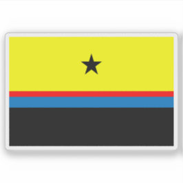 Vlag van het Daza-volk (Soedan) Sticker