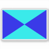 Vlag van het Deense volk Sticker (Voorkant)