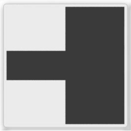 Vlag van het district Aarwangen, Zwitserland Sticker