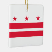 Vlag van het district Columbia (VS) Keramisch Ornament (Rechts)