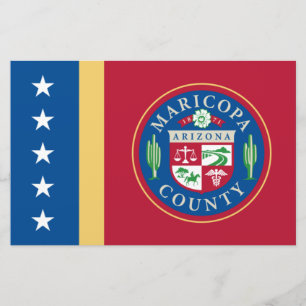 Vlag van het district Maricopa (Arizona) Briefpapier