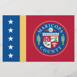 Vlag van het district Maricopa (Arizona) Briefpapier