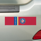 Vlag van het district Maricopa (Arizona) Bumpersticker (Op auto)