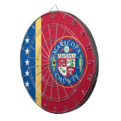 Vlag van het district Maricopa (Arizona) Dartbord (Voorkant Rechts)