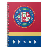 Vlag van het district Maricopa (Arizona) Notitieboek (Voorkant)