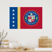 Vlag van het district Maricopa (Arizona) Poster (Keuken)