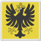 Vlag van het district Oberhasli, Zwitserland Sticker (Voorkant)