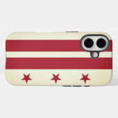 Vlag van het District of Columbia Case-Mate iPhone Case (Achterkant (horizontaal))