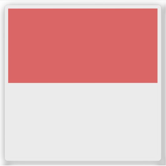 Vlag van het district Solothurn, Zwitserland Sticker (Voorkant)