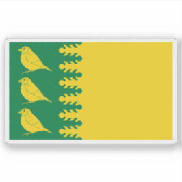 Vlag van het dorp Finchfield, Engeland Sticker