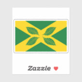 Vlag van het dorp Four Elms, Engeland Sticker (Vel)