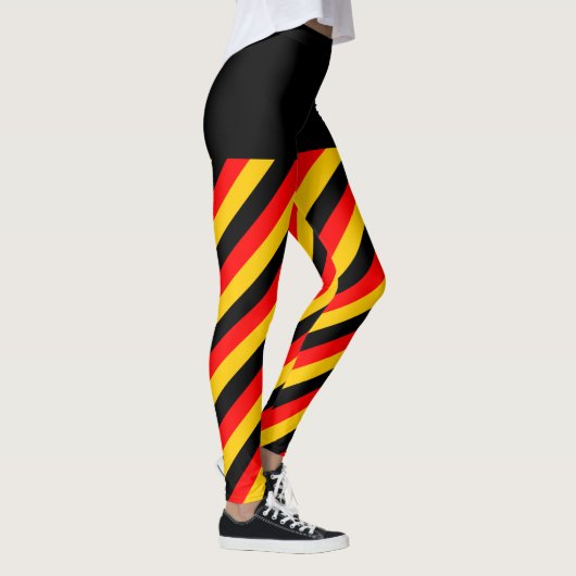 Vlag van het Duitse geïnspireerde patroon van gekl Leggings (Rechts)