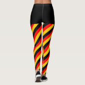 Vlag van het Duitse geïnspireerde patroon van gekl Leggings (Achterkant)