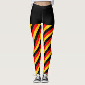 Vlag van het Duitse geïnspireerde patroon van gekl Leggings (Voorkant)