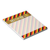 Vlag van het Duitse geïnspireerde patroon van gekl Notitieblok (Schuin)