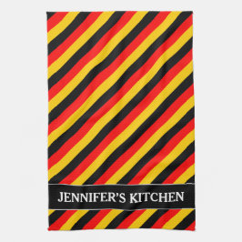 Vlag van het Duitse geïnspireerde patroon van gekl Theedoek