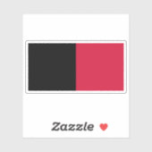 Vlag van het Eerste Keizerrijk Haïti (1804-1806) Sticker (Vel)