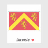 Vlag van het eiland Anglesey, Wales Sticker (Vel)