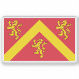 Vlag van het eiland Anglesey, Wales Sticker