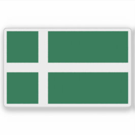 Vlag van het eiland Barra, Schotland Sticker