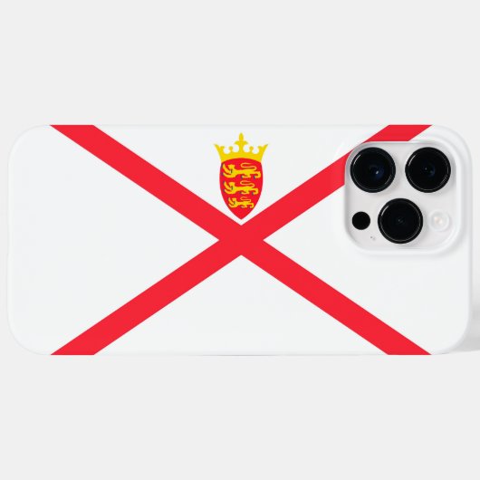 Vlag van het eiland Jersey Case-Mate iPhone Case (Achterkant (horizontaal))