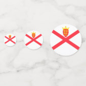 Vlag van het eiland Jersey Confetti (Voorkanten)